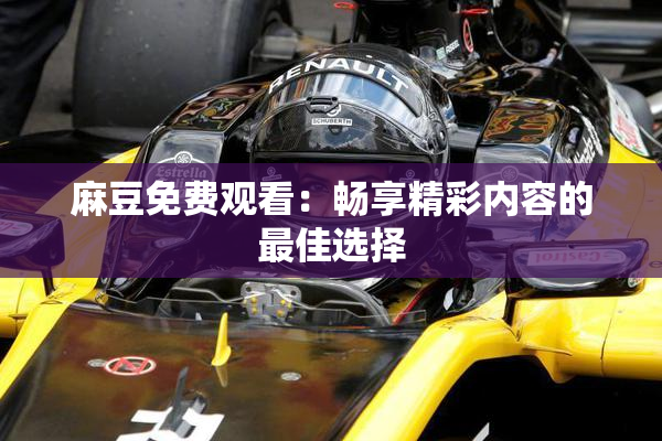 麻豆免费观看：畅享精彩内容的最佳选择