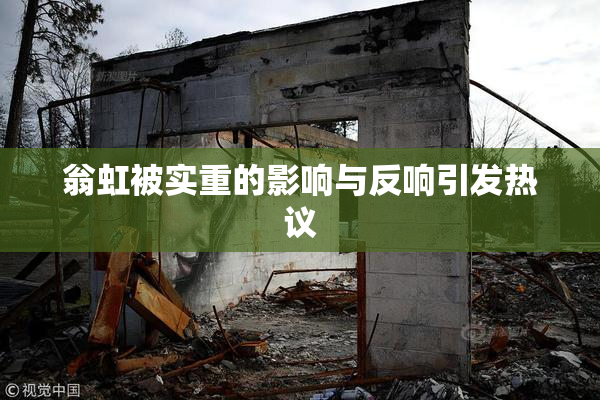 翁虹被实重的影响与反响引发热议