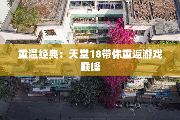 重温经典：天堂18带你重返游戏巅峰