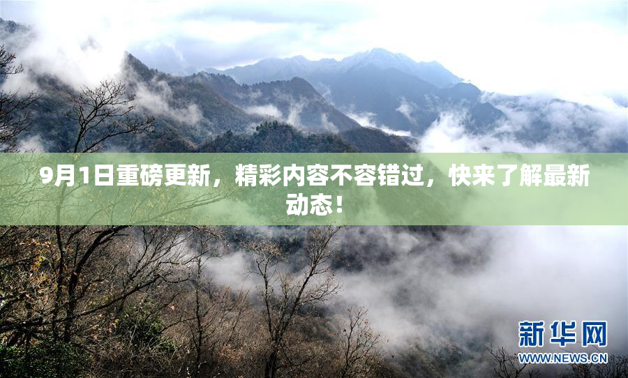 9月1日重磅更新，精彩内容不容错过，快来了解最新动态！