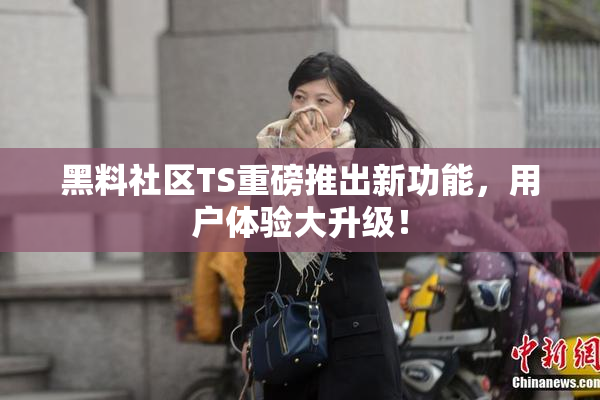 黑料社区TS重磅推出新功能，用户体验大升级！