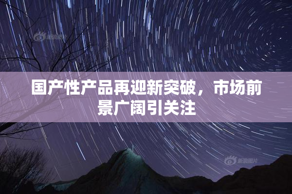 国产性产品再迎新突破，市场前景广阔引关注