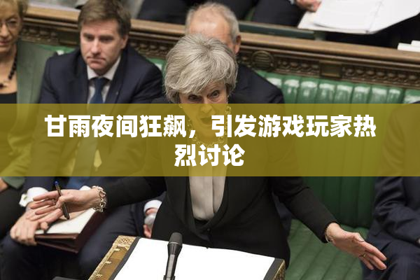 甘雨夜间狂飙，引发游戏玩家热烈讨论