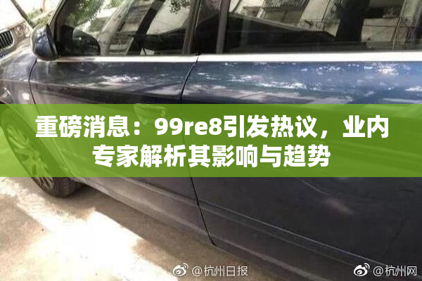 重磅消息：99re8引发热议，业内专家解析其影响与趋势