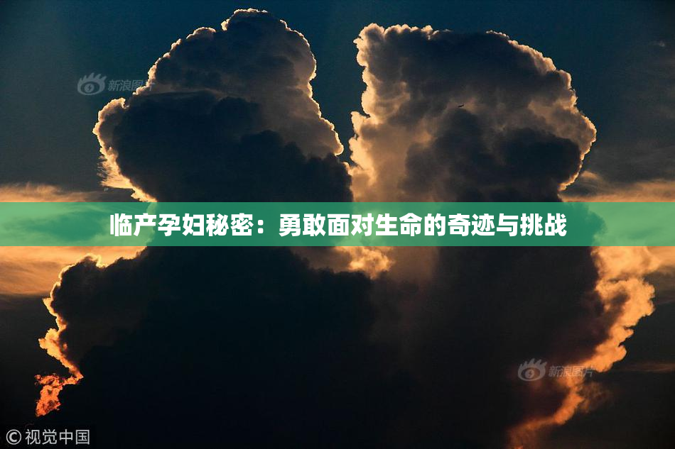 临产孕妇秘密：勇敢面对生命的奇迹与挑战