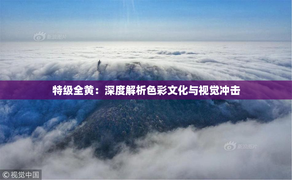特级全黄：深度解析色彩文化与视觉冲击