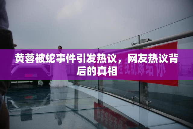 黄蓉被蛇事件引发热议，网友热议背后的真相