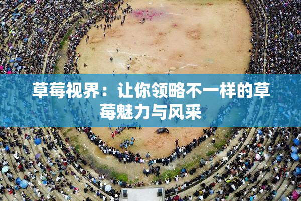 草莓视界：让你领略不一样的草莓魅力与风采