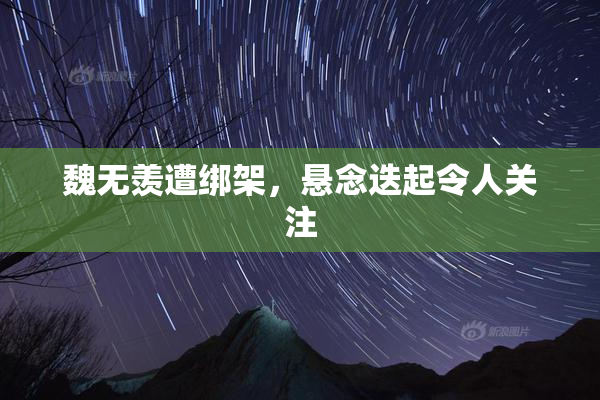 魏无羡遭绑架，悬念迭起令人关注