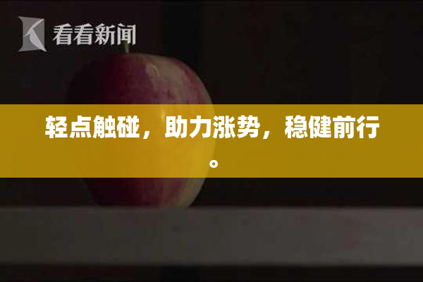 轻点触碰，助力涨势，稳健前行。