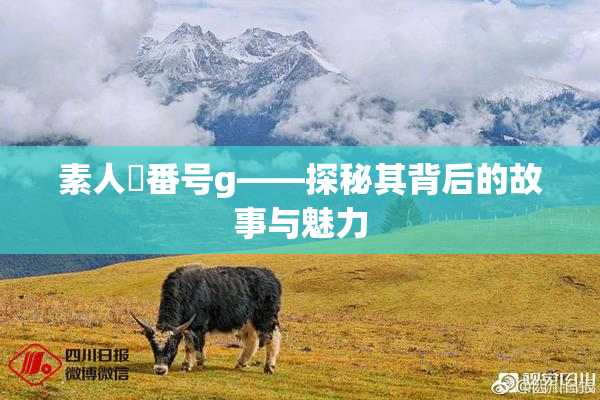 素人蘭番号g——探秘其背后的故事与魅力