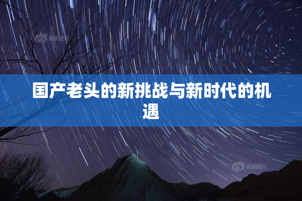 国产老头的新挑战与新时代的机遇