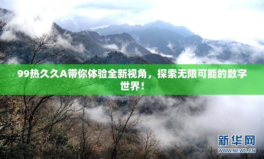 99热久久A带你体验全新视角，探索无限可能的数字世界！