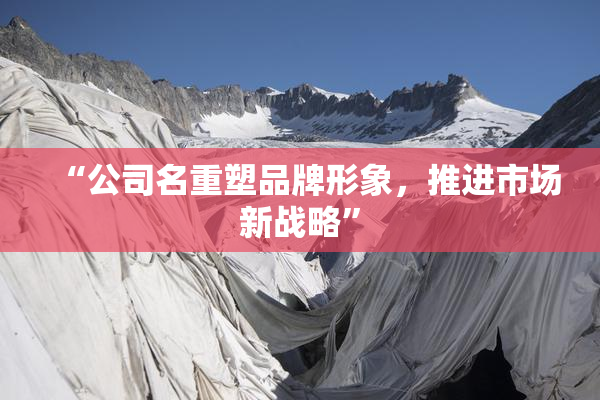 “公司名重塑品牌形象，推进市场新战略”