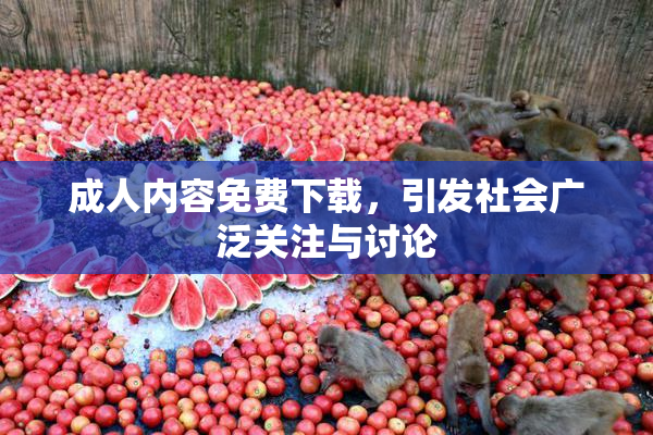 成人内容免费下载，引发社会广泛关注与讨论