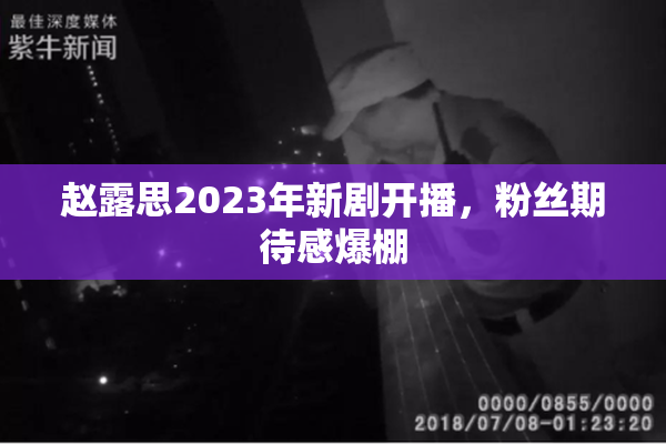 赵露思2023年新剧开播，粉丝期待感爆棚