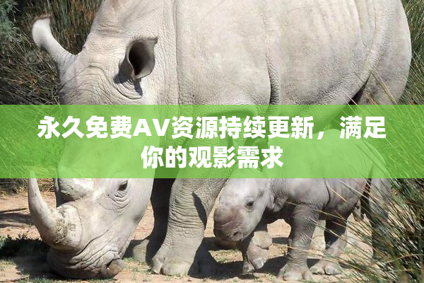 永久免费AV资源持续更新，满足你的观影需求