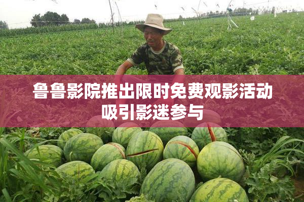 鲁鲁影院推出限时免费观影活动吸引影迷参与