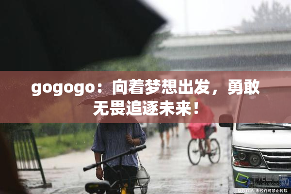 gogogo：向着梦想出发，勇敢无畏追逐未来！