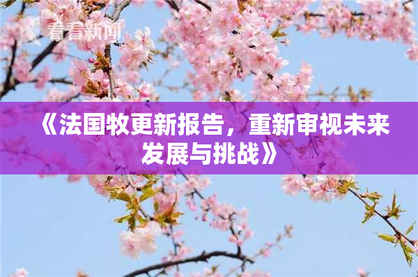 《法国牧更新报告，重新审视未来发展与挑战》
