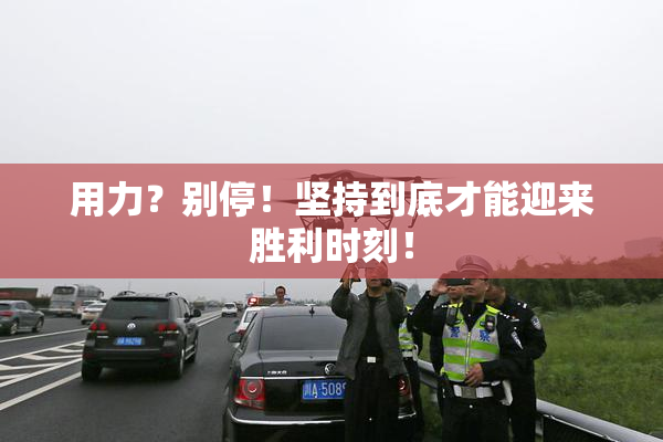 用力？别停！坚持到底才能迎来胜利时刻！
