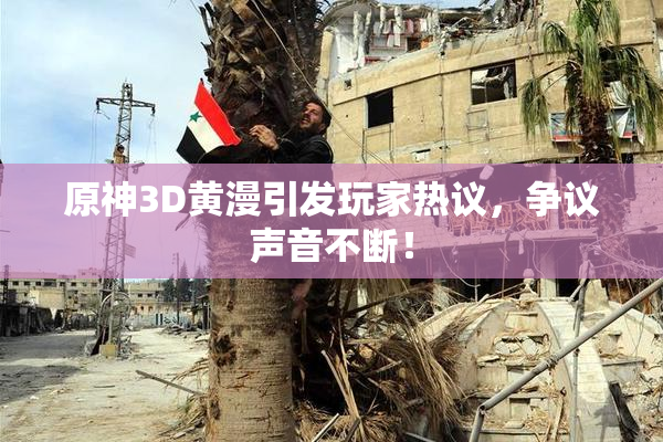 原神3D黄漫引发玩家热议，争议声音不断！