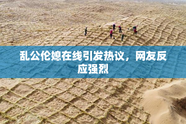 乱公伦媳在线引发热议，网友反应强烈