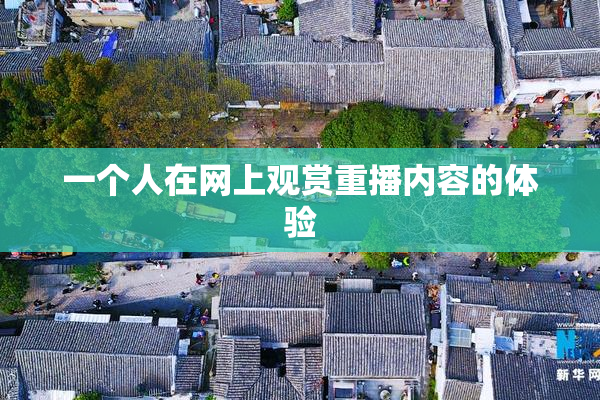 一个人在网上观赏重播内容的体验