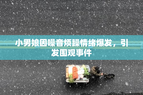 小男娘因噪音烦躁情绪爆发，引发围观事件