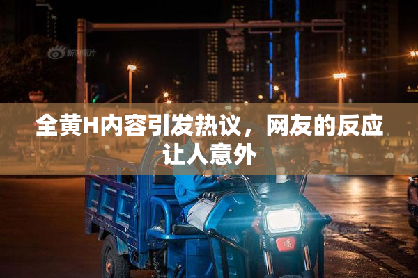 全黄H内容引发热议，网友的反应让人意外
