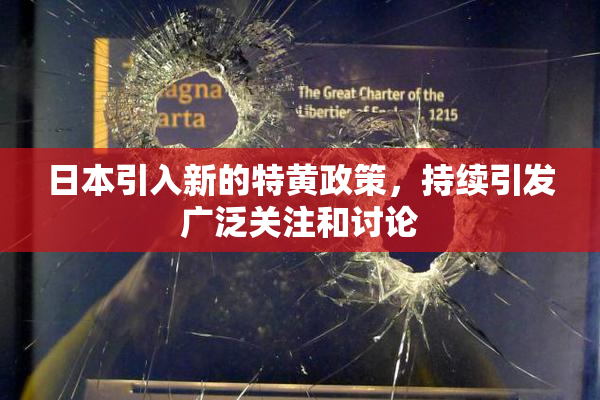 日本引入新的特黄政策，持续引发广泛关注和讨论