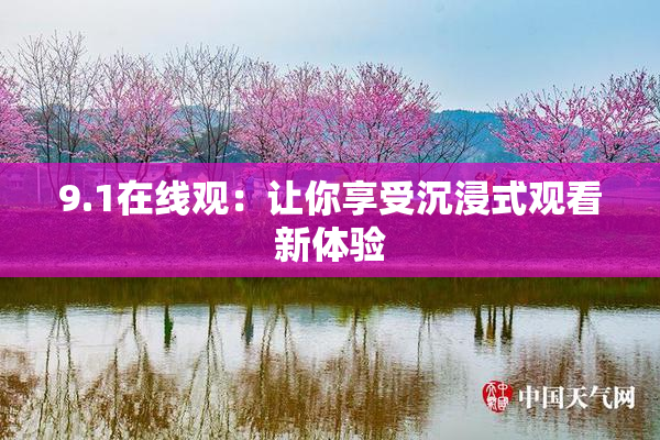 9.1在线观：让你享受沉浸式观看新体验