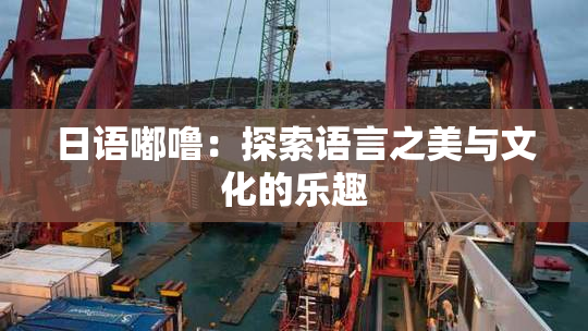 日语嘟噜：探索语言之美与文化的乐趣
