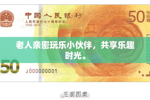 老人亲密玩乐小伙伴，共享乐趣时光。