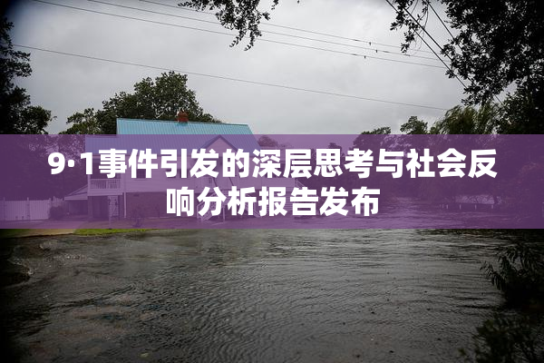 9·1事件引发的深层思考与社会反响分析报告发布