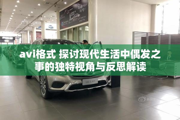 avi格式 探讨现代生活中偶发之事的独特视角与反思解读