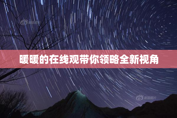 暖暖的在线观带你领略全新视角