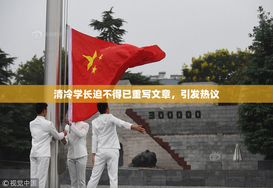 清冷学长迫不得已重写文章，引发热议