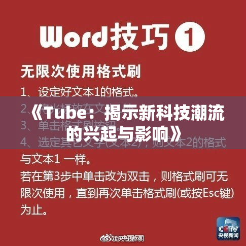 《Tube：揭示新科技潮流的兴起与影响》
