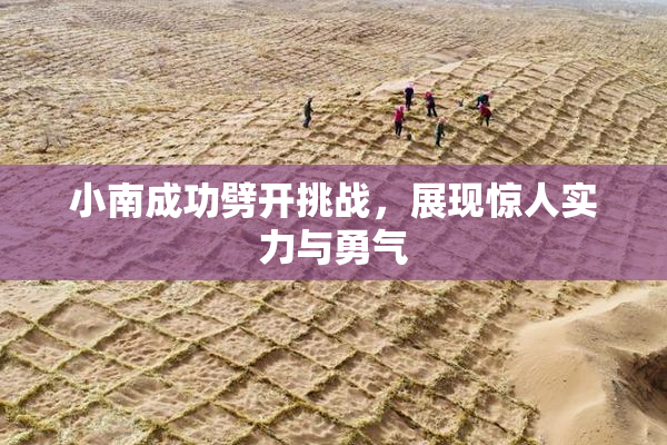 小南成功劈开挑战，展现惊人实力与勇气