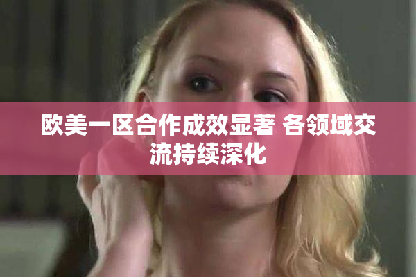 欧美一区合作成效显著 各领域交流持续深化
