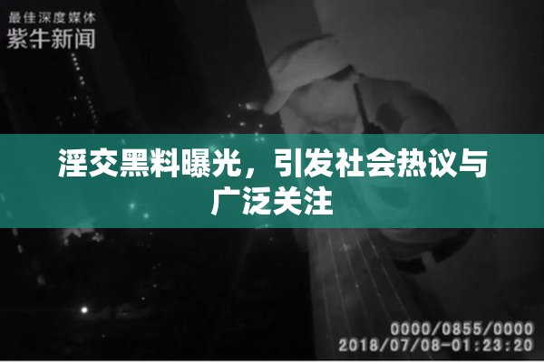 淫交黑料曝光，引发社会热议与广泛关注