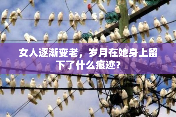 女人逐渐变老，岁月在她身上留下了什么痕迹？