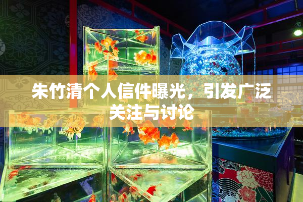 朱竹清个人信件曝光，引发广泛关注与讨论