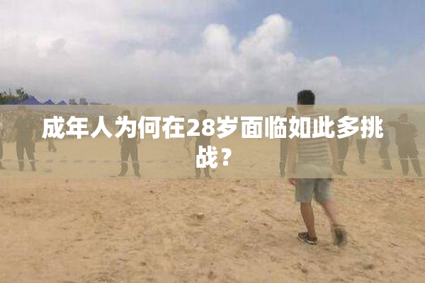成年人为何在28岁面临如此多挑战？