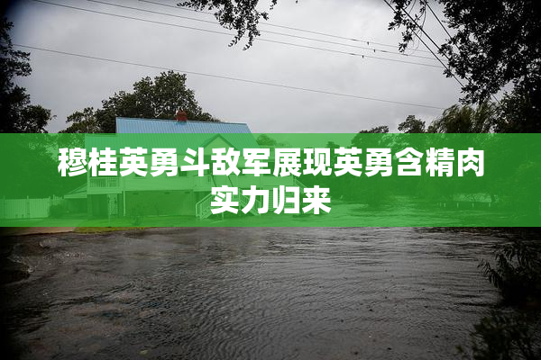 穆桂英勇斗敌军展现英勇含精肉实力归来