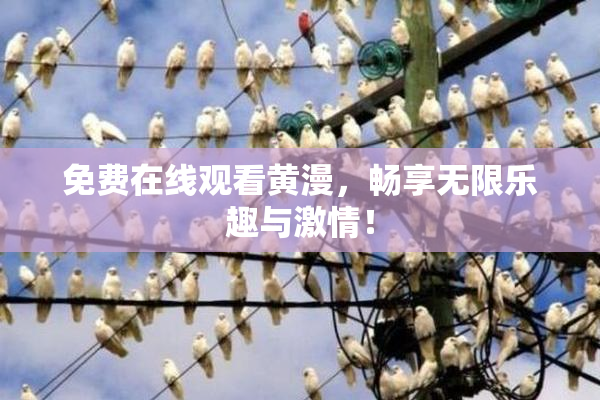 免费在线观看黄漫，畅享无限乐趣与激情！