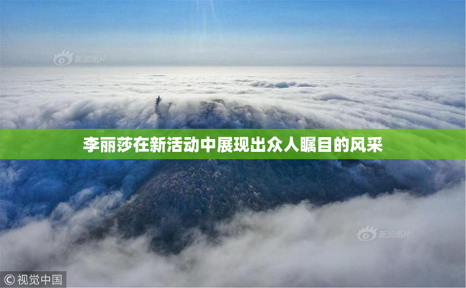 李丽莎在新活动中展现出众人瞩目的风采