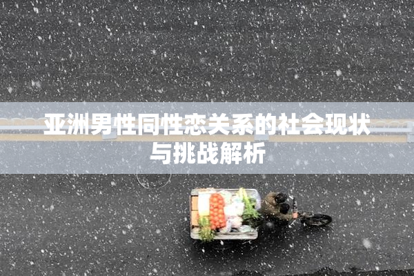 亚洲男性同性恋关系的社会现状与挑战解析