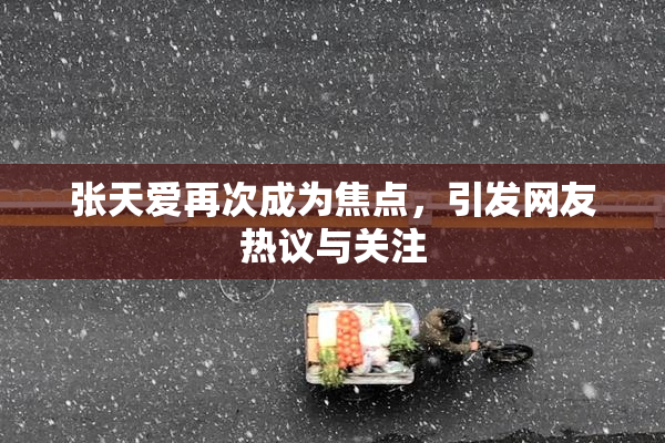张天爱再次成为焦点，引发网友热议与关注